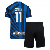 Otroški Inter Milan Joaquin Correa #11 Replika nogometni dresi kompleti Domači 2024-25 Kratek Rokav (+ hlače)