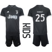 Otroški Juventus Adrien Rabiot #25 Replika nogometni dresi kompleti Tretji 2023-24 Kratek Rokav (+ hlače)