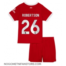 Otroški Liverpool Andrew Robertson #26 Replika nogometni dresi kompleti Domači 2023-24 Kratek Rokav (+ hlače)