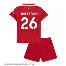 Otroški Liverpool Andrew Robertson #26 Replika nogometni dresi kompleti Domači 2024-25 Kratek Rokav (+ hlače)