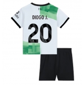 Otroški Liverpool Diogo Jota #20 Replika nogometni dresi kompleti Gostujoči 2023-24 Kratek Rokav (+ hlače)