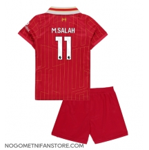 Otroški Liverpool Mohamed Salah #11 Replika nogometni dresi kompleti Domači 2024-25 Kratek Rokav (+ hlače)