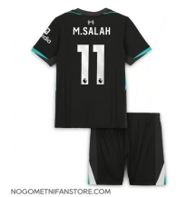 Otroški Liverpool Mohamed Salah #11 Replika nogometni dresi kompleti Gostujoči 2024-25 Kratek Rokav (+ hlače)