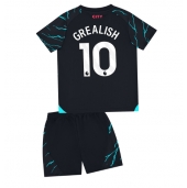 Otroški Manchester City Jack Grealish #10 Replika nogometni dresi kompleti Tretji 2023-24 Kratek Rokav (+ hlače)