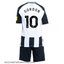 Otroški Newcastle United Anthony Gordon #10 Replika nogometni dresi kompleti Domači 2024-25 Kratek Rokav (+ hlače)