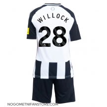 Otroški Newcastle United Joe Willock #28 Replika nogometni dresi kompleti Domači 2024-25 Kratek Rokav (+ hlače)