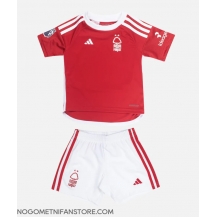 Otroški Nottingham Forest Replika nogometni dresi kompleti Domači 2023-24 Kratek Rokav (+ hlače)