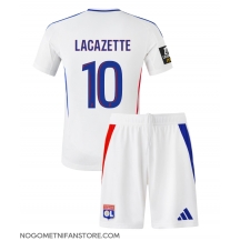 Otroški Olympique Lyonnais Alexandre Lacazette #10 Replika nogometni dresi kompleti Domači 2024-25 Kratek Rokav (+ hlače)