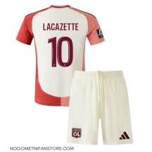 Otroški Olympique Lyonnais Alexandre Lacazette #10 Replika nogometni dresi kompleti Tretji 2024-25 Kratek Rokav (+ hlače)