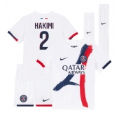 Otroški Paris Saint-Germain Achraf Hakimi #2 Replika nogometni dresi kompleti Gostujoči 2024-25 Kratek Rokav (+ hlače)