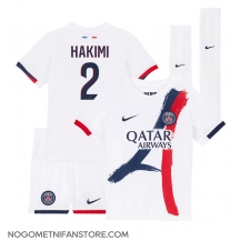 Otroški Paris Saint-Germain Achraf Hakimi #2 Replika nogometni dresi kompleti Gostujoči 2024-25 Kratek Rokav (+ hlače)