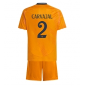 Otroški Real Madrid Daniel Carvajal #2 Replika nogometni dresi kompleti Gostujoči 2024-25 Kratek Rokav (+ hlače)