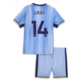 Otroški Tottenham Hotspur Archie Gray #14 Replika nogometni dresi kompleti Gostujoči 2024-25 Kratek Rokav (+ hlače)