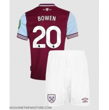 Otroški West Ham United Jarrod Bowen #20 Replika nogometni dresi kompleti Domači 2024-25 Kratek Rokav (+ hlače)