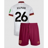 Otroški West Ham United Max Kilman #26 Replika nogometni dresi kompleti Tretji 2024-25 Kratek Rokav (+ hlače)