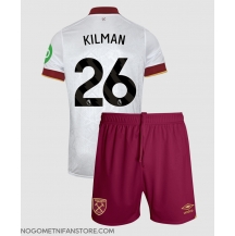 Otroški West Ham United Max Kilman #26 Replika nogometni dresi kompleti Tretji 2024-25 Kratek Rokav (+ hlače)