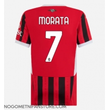 Ženski AC Milan Alvaro Morata #7 Replika nogometni dresi Domači 2024-25 Kratek Rokav