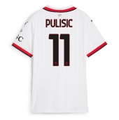 Ženski AC Milan Christian Pulisic #11 Replika nogometni dresi Gostujoči 2024-25 Kratek Rokav