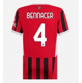 Ženski AC Milan Ismael Bennacer #4 Replika nogometni dresi Domači 2024-25 Kratek Rokav