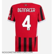 Ženski AC Milan Ismael Bennacer #4 Replika nogometni dresi Domači 2024-25 Kratek Rokav