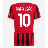 Ženski AC Milan Rafael Leao #10 Replika nogometni dresi Domači 2024-25 Kratek Rokav