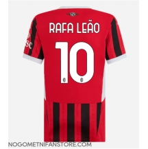 Ženski AC Milan Rafael Leao #10 Replika nogometni dresi Domači 2024-25 Kratek Rokav