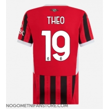 Ženski AC Milan Theo Hernandez #19 Replika nogometni dresi Domači 2024-25 Kratek Rokav