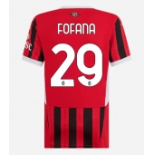 Ženski AC Milan Youssouf Fofana #29 Replika nogometni dresi Domači 2024-25 Kratek Rokav