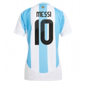 Ženski Argentina Lionel Messi #10 Replika nogometni dresi Domači Copa America 2024 Kratek Rokav