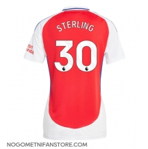 Ženski Arsenal Raheem Sterling #30 Replika nogometni dresi Domači 2024-25 Kratek Rokav