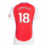 Ženski Arsenal Takehiro Tomiyasu #18 Replika nogometni dresi Domači 2024-25 Kratek Rokav