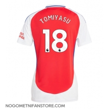 Ženski Arsenal Takehiro Tomiyasu #18 Replika nogometni dresi Domači 2024-25 Kratek Rokav