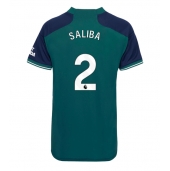 Ženski Arsenal William Saliba #2 Replika nogometni dresi Tretji 2023-24 Kratek Rokav