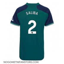 Ženski Arsenal William Saliba #2 Replika nogometni dresi Tretji 2023-24 Kratek Rokav