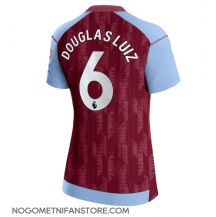 Ženski Aston Villa Douglas Luiz #6 Replika nogometni dresi Domači 2023-24 Kratek Rokav