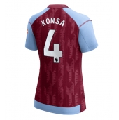 Ženski Aston Villa Ezri Konsa #4 Replika nogometni dresi Domači 2023-24 Kratek Rokav