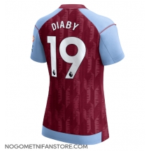 Ženski Aston Villa Moussa Diaby #19 Replika nogometni dresi Domači 2023-24 Kratek Rokav