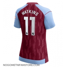 Ženski Aston Villa Ollie Watkins #11 Replika nogometni dresi Domači 2023-24 Kratek Rokav