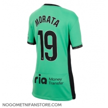 Ženski Atletico Madrid Alvaro Morata #19 Replika nogometni dresi Tretji 2023-24 Kratek Rokav