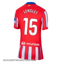 Ženski Atletico Madrid Clement Lenglet #15 Replika nogometni dresi Domači 2024-25 Kratek Rokav