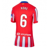 Ženski Atletico Madrid Koke #6 Replika nogometni dresi Domači 2024-25 Kratek Rokav