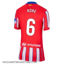 Ženski Atletico Madrid Koke #6 Replika nogometni dresi Domači 2024-25 Kratek Rokav