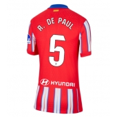 Ženski Atletico Madrid Rodrigo De Paul #5 Replika nogometni dresi Domači 2024-25 Kratek Rokav