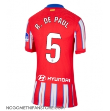 Ženski Atletico Madrid Rodrigo De Paul #5 Replika nogometni dresi Domači 2024-25 Kratek Rokav