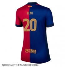 Ženski Barcelona Dani Olmo #20 Replika nogometni dresi Domači 2024-25 Kratek Rokav