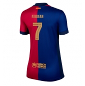 Ženski Barcelona Ferran Torres #7 Replika nogometni dresi Domači 2024-25 Kratek Rokav