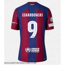 Ženski Barcelona Robert Lewandowski #9 Replika nogometni dresi Domači 2023-24 Kratek Rokav