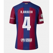 Ženski Barcelona Ronald Araujo #4 Replika nogometni dresi Domači 2023-24 Kratek Rokav