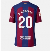 Ženski Barcelona Sergi Roberto #20 Replika nogometni dresi Domači 2023-24 Kratek Rokav