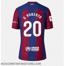 Ženski Barcelona Sergi Roberto #20 Replika nogometni dresi Domači 2023-24 Kratek Rokav